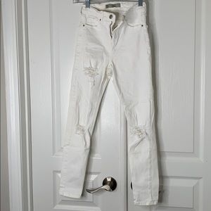 TOPSHOP JEANS WHITE SZ W25 L30